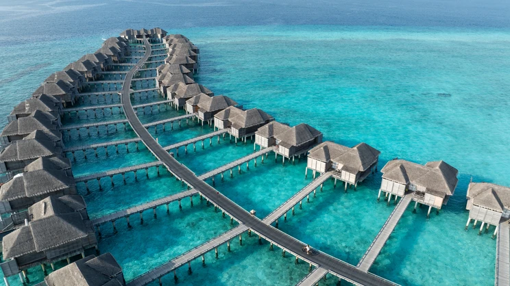 Sunrise/Sunset Water Villa with Infinity Pool